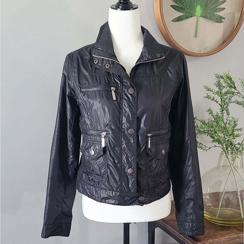 Linea domani nylon biker style jacket